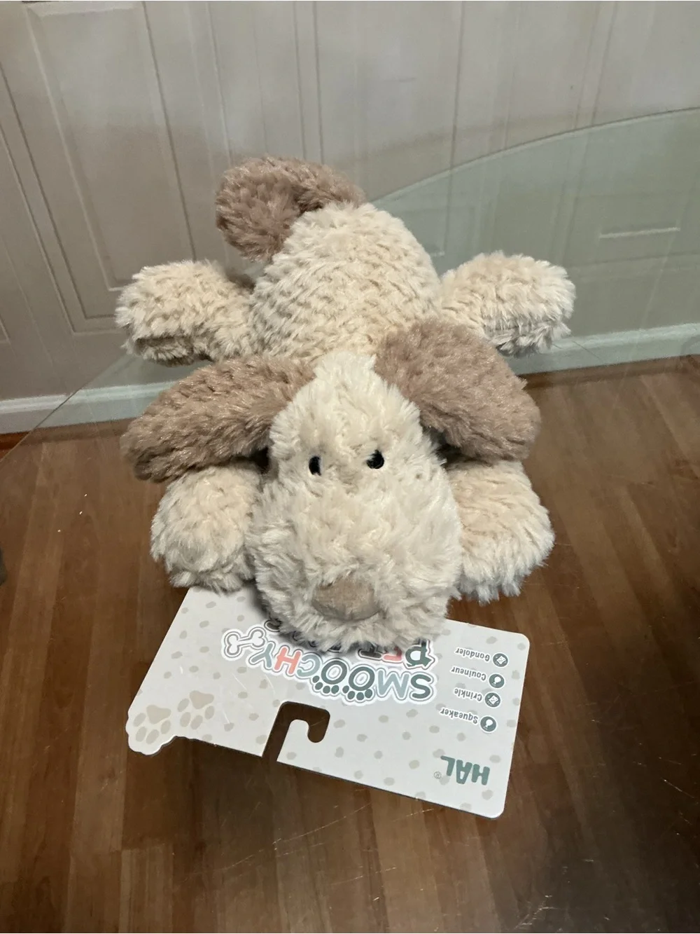Brand New Hal Smoochy Doggie Very Cute Pet  Pals  ~ SqueakyCrinkle Dog Toy. 11”